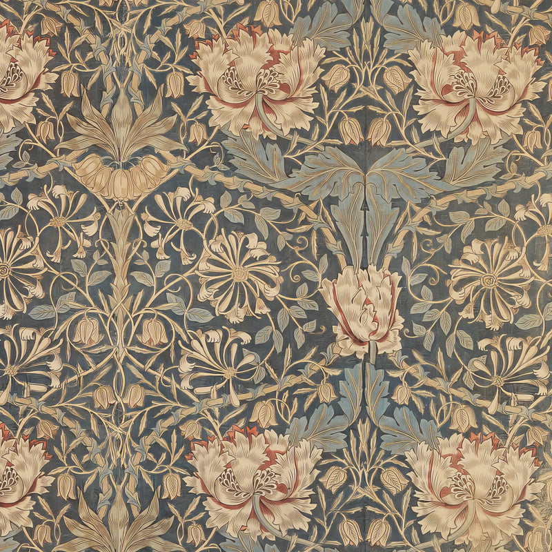 Elegant Floral Pattern Print No2 - Sage and Rose Prints