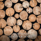 Chopped Wood Logs Photo Pattern