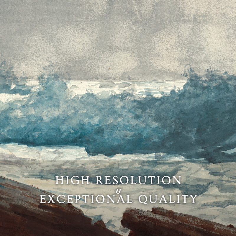 Ocean Watercolor in Teal Triptych - Sage and Rose Prints