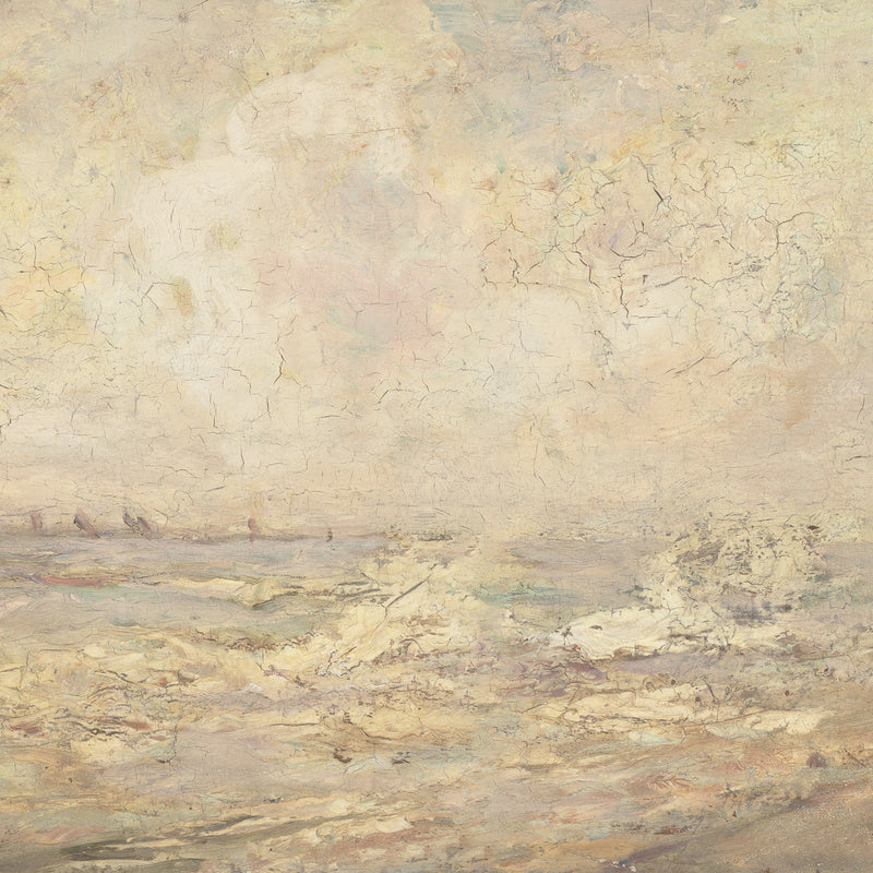 Muted Tan Seascape - Sage and Rose Prints