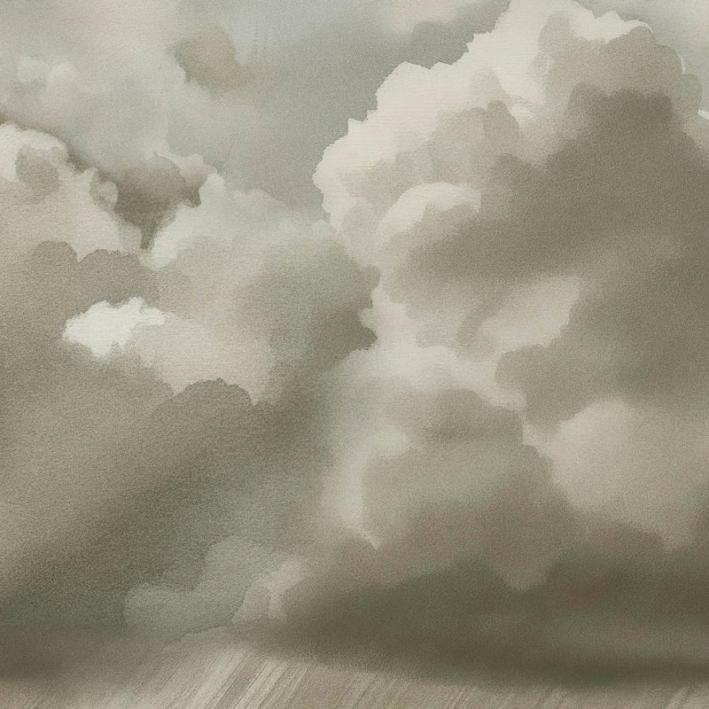 Rain Clouds over the Plains Watercolor - Sage and Rose Prints