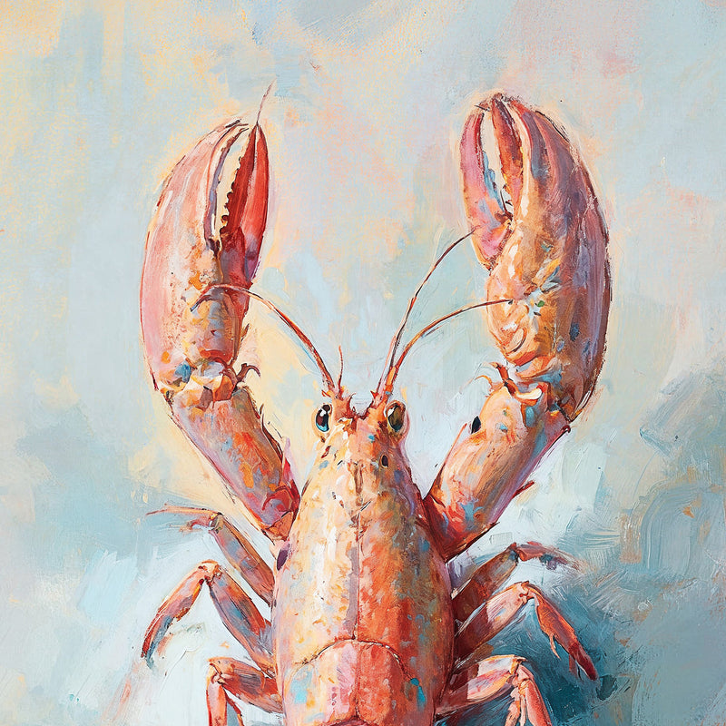 Lobster Oil Painting Print - Sage and Rose Prints