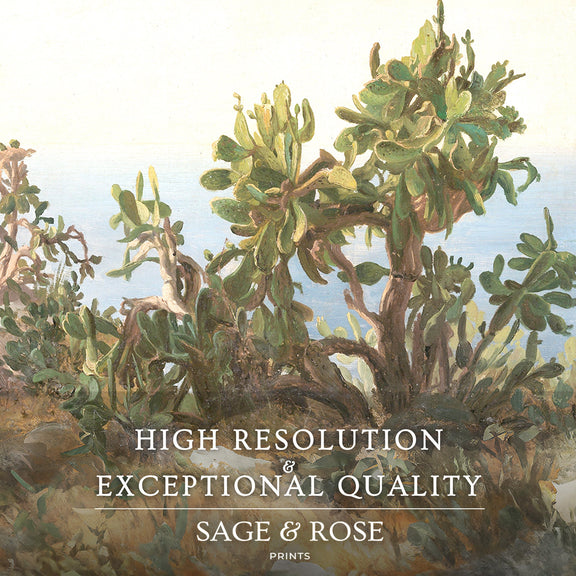 Desert Painting 16-1x - Sage and Rose Prints