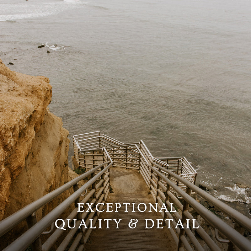 Staircase to Sea - Sage and Rose Prints