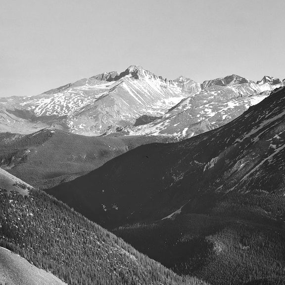 AK-18 Historic Ansel Adams Black And White Landscape Photo - Sage and Rose Prints