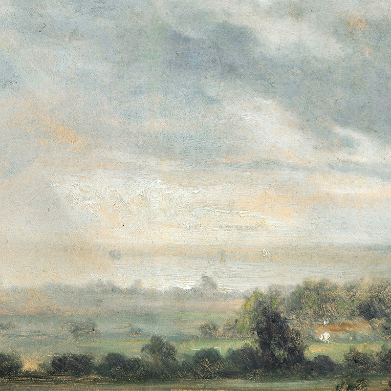 Vintage Old Masters Sky Painting - Sage and Rose Prints