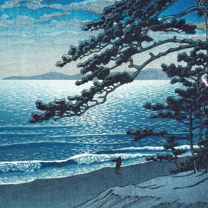 Royal Blue Wabi Sabi Art Print - Sage and Rose Prints