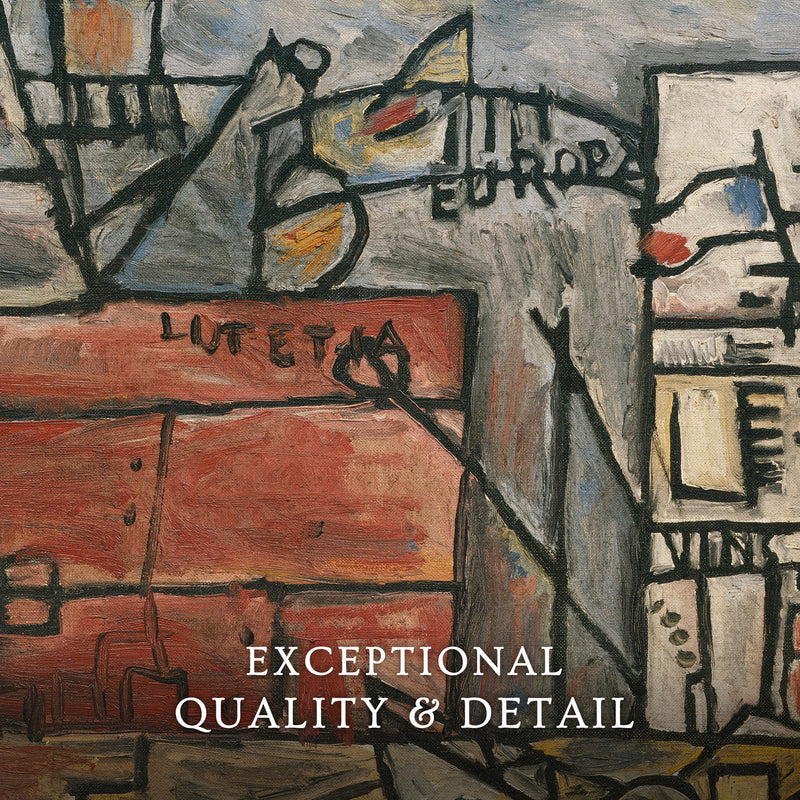 Abstract Geometric City No2 - Sage and Rose Prints