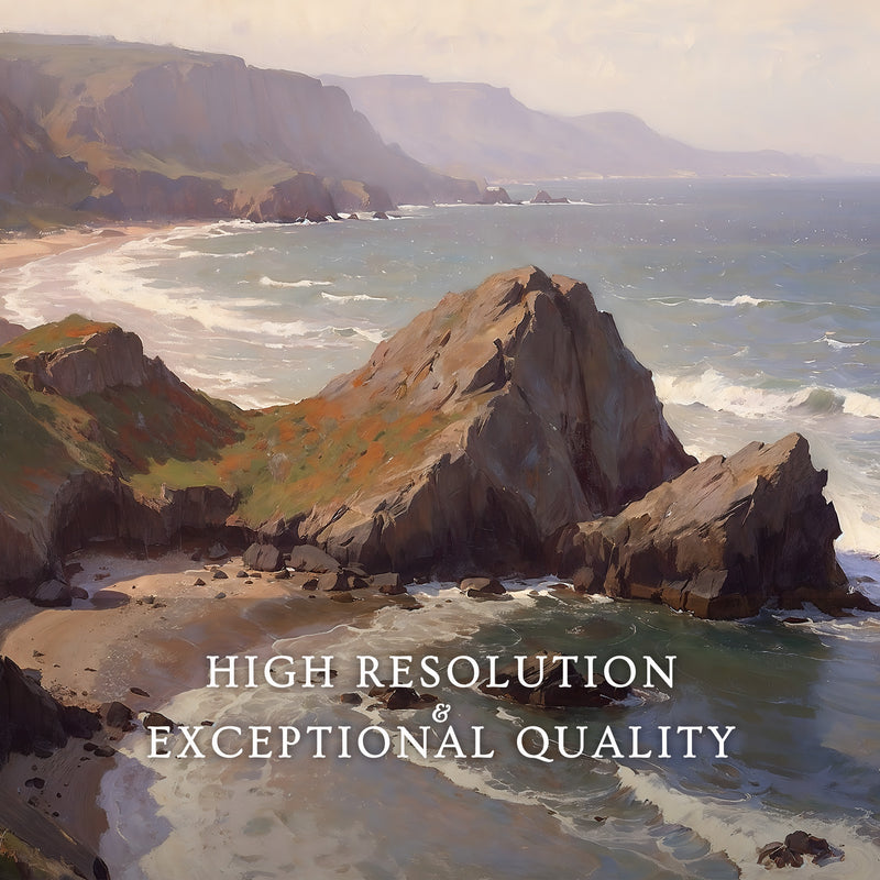 Oregon Coast Art at Canyon Beach No2 - Sage and Rose Prints