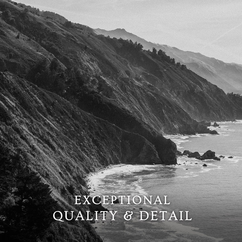 Big Sur Coastline in Black and White - Sage and Rose Prints