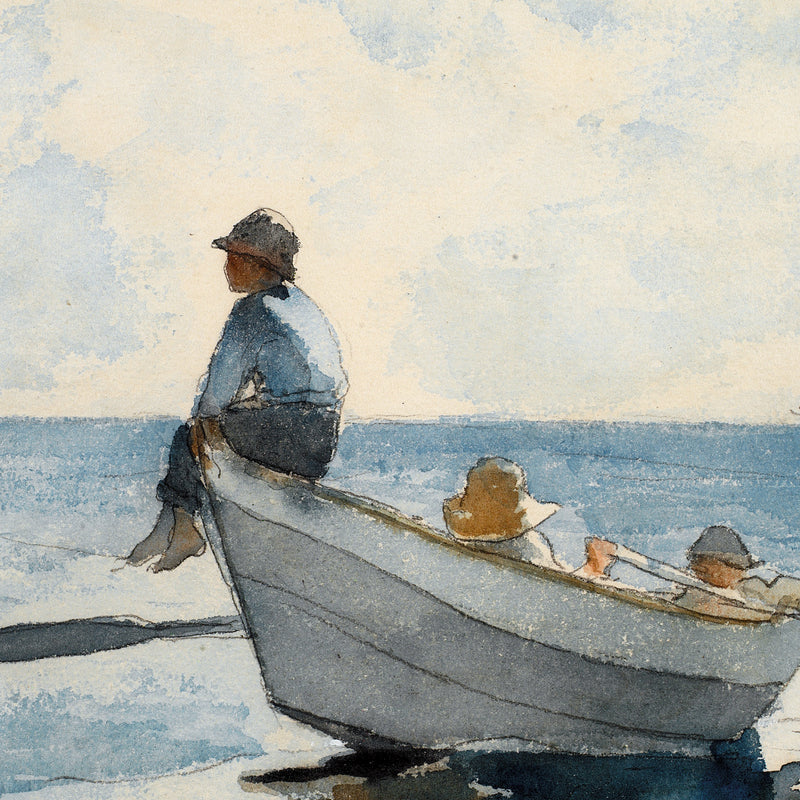 Meditative Ocean Scene No1 - Sage and Rose Prints