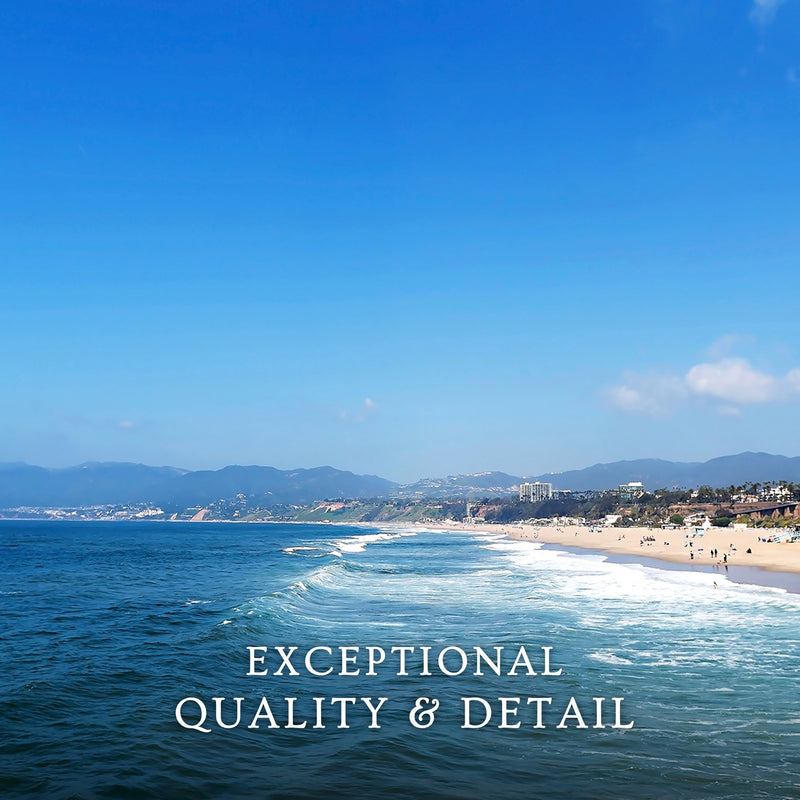 Royal Blue Beach Photo Print - Sage and Rose Prints