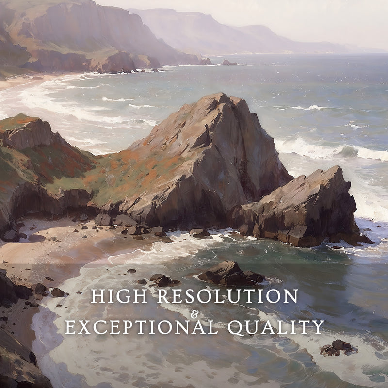 Oregon Coast Art at Canyon Beach No2 - Sage and Rose Prints