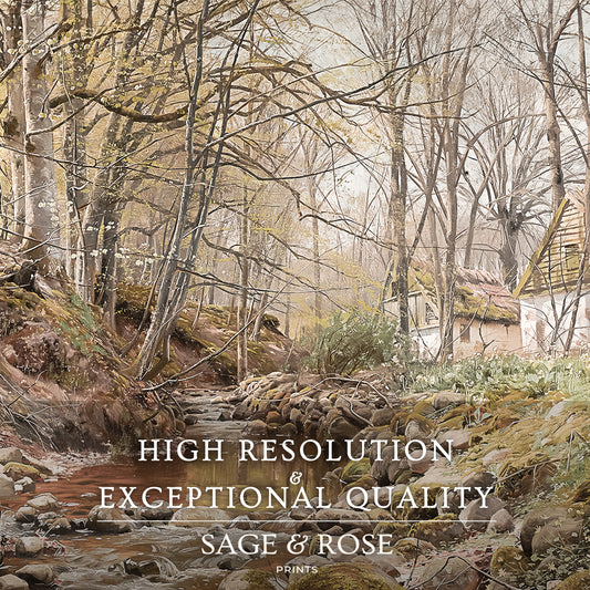 Landscape Art 08-1v - Sage and Rose Prints