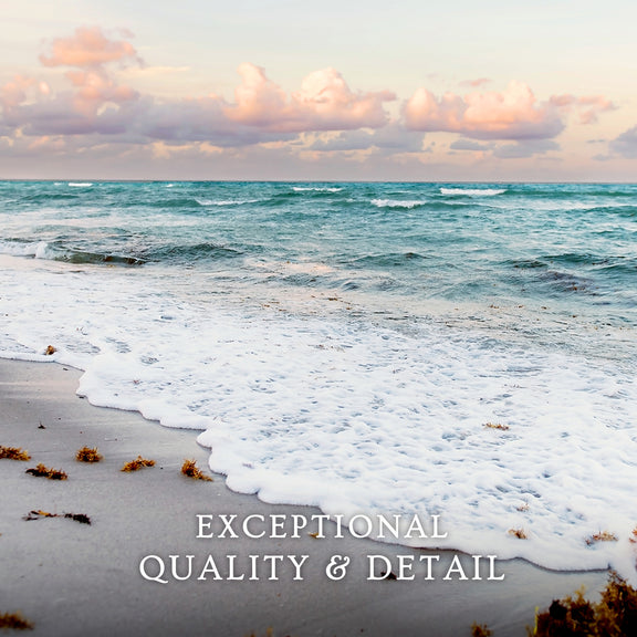 Soft Pastel Miami Beach Ocean Photo - Sage and Rose Prints