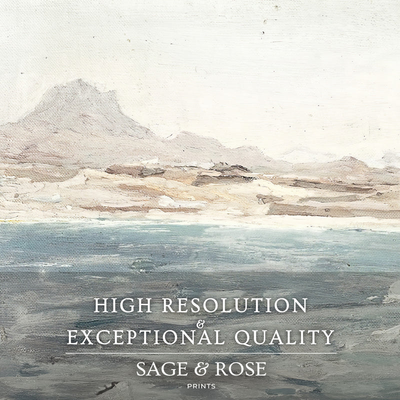 Coastal Art Print - Sage and Rose Prints