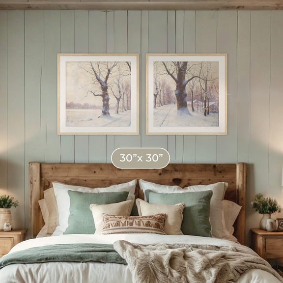 Mountain Package - Bedroom Art C 2x-04 - Sage and Rose Prints