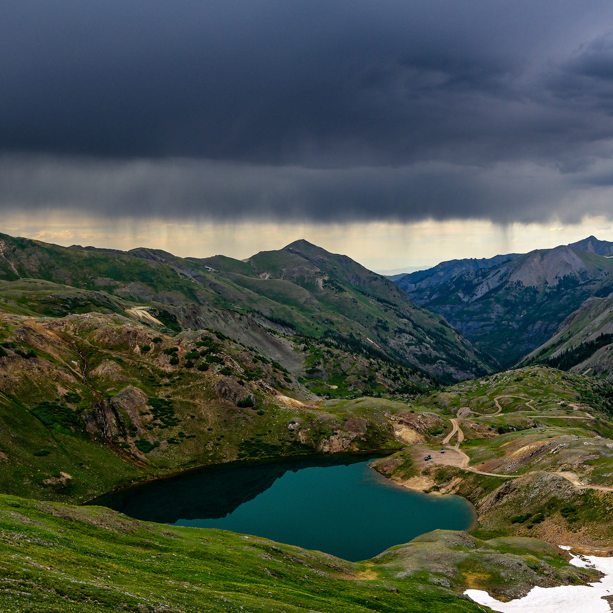 Teal and Green Mountain Photography