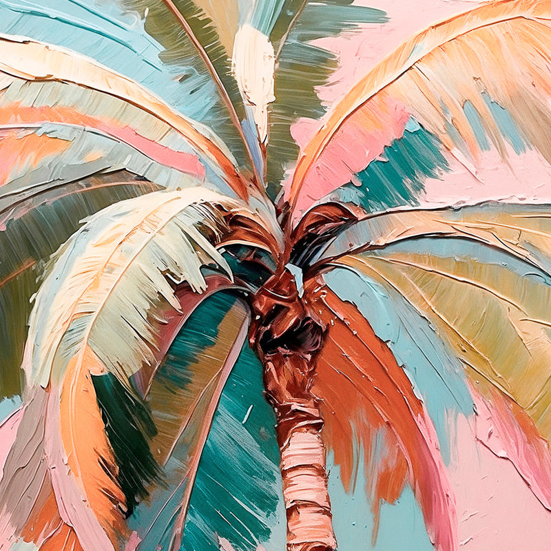 Tropical Palm Square Art Print