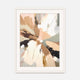 Abstract Rays of Gray and Beige - Sage and Rose Prints
