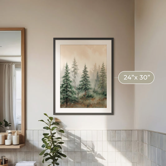 Mountain Cabin Wall Art 03-1v