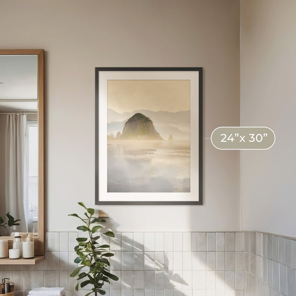 Pacific Northwest Art designed as Airbnb Art- Sage and Rose Prints