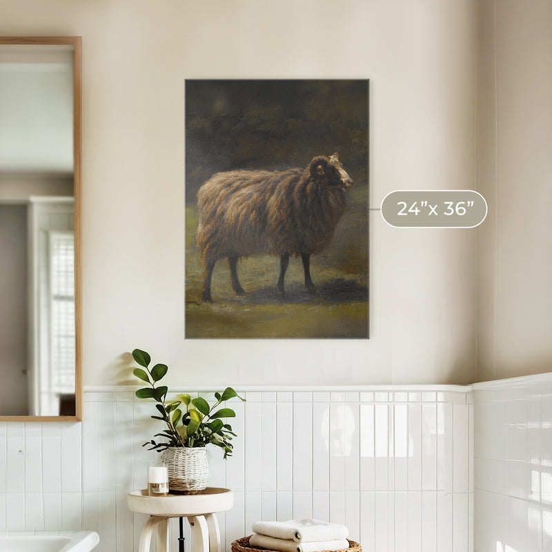 Romanticism Revival Sheep Art Print No1 - Sage and Rose Prints