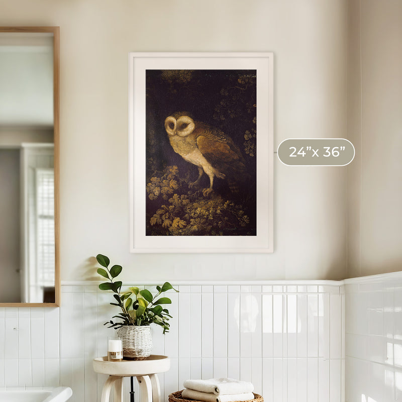 Owl Print - Sage and Rose Prints