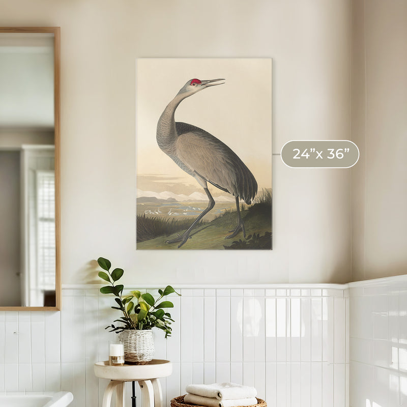 Hooping Crane Print - Sage and Rose Prints