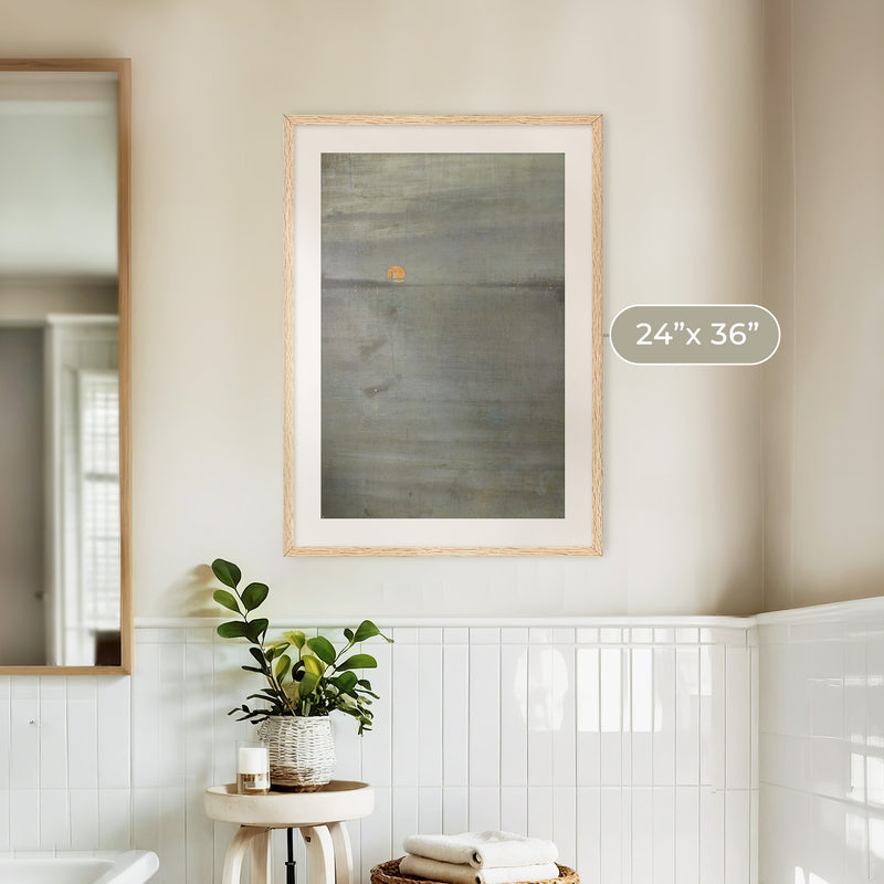 Moonstone Blue Ocean Print No1 - Sage and Rose Prints