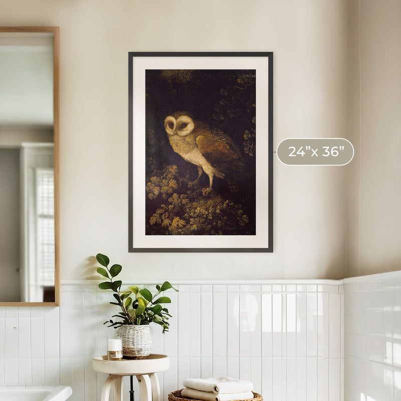 Owl Print - Sage and Rose Prints