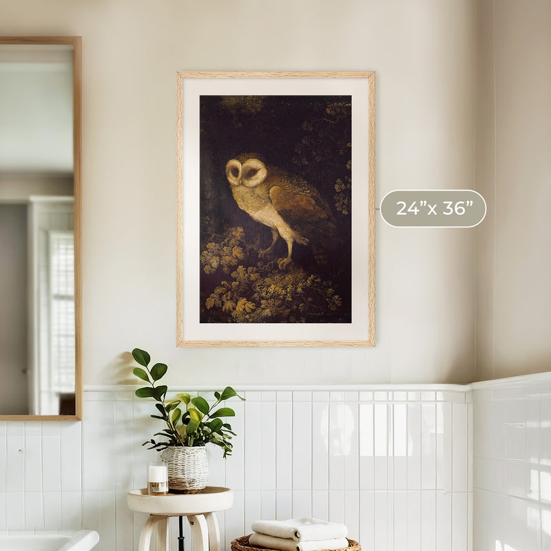 Owl Print - Sage and Rose Prints