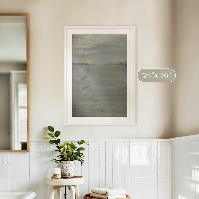 Moonstone Blue Ocean Print No1 - Sage and Rose Prints