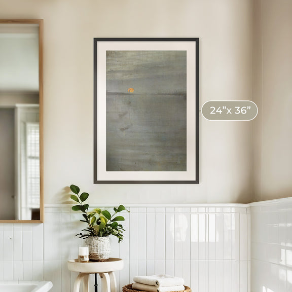 Moonstone Blue Ocean Print No1 - Sage and Rose Prints
