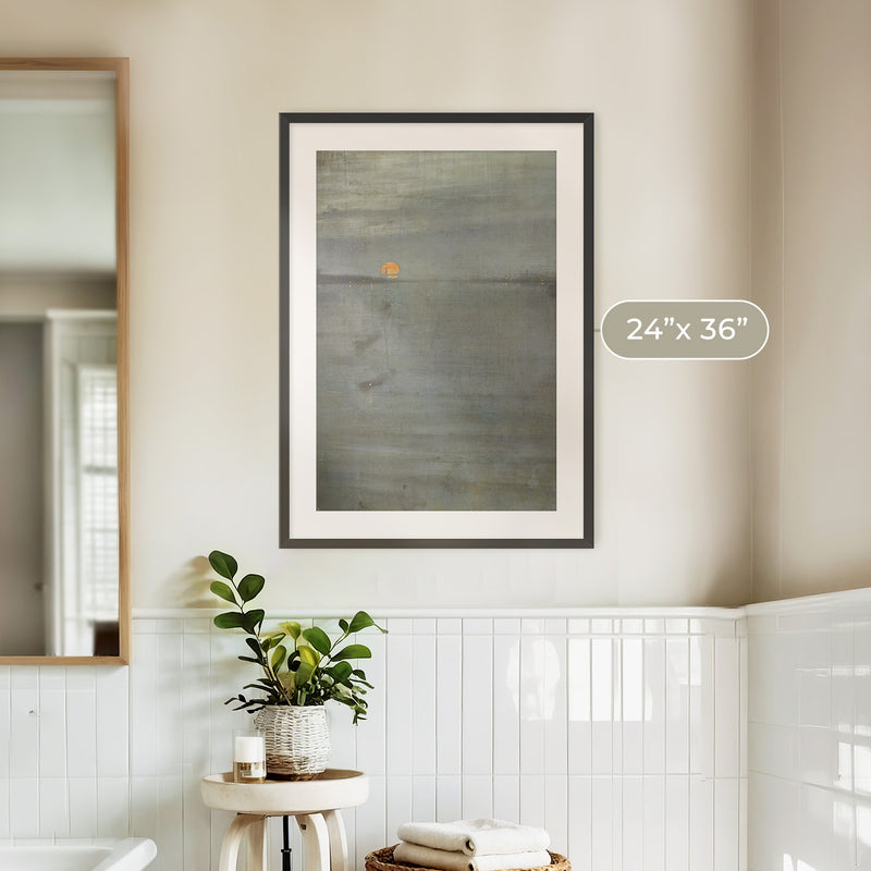 Moonstone Blue Ocean Print No1 - Sage and Rose Prints