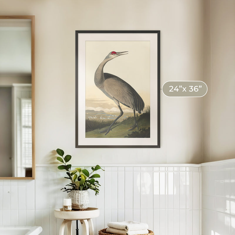 Hooping Crane Print - Sage and Rose Prints