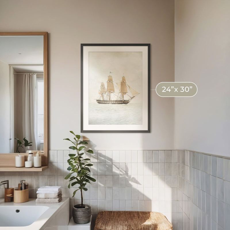 Coastal Wall Art  - Sage and Rose Prints