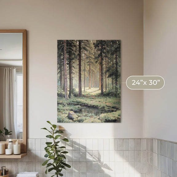 Pacific Northwest Art designed as Airbnb Art-Sage and Rose Prints