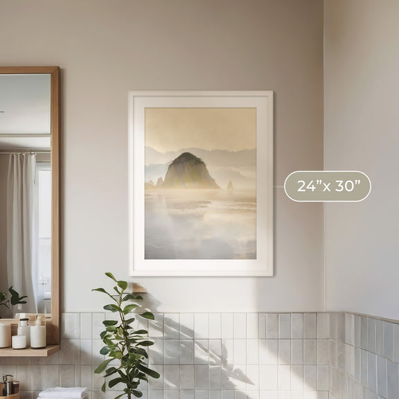 Pacific Northwest Art designed as Airbnb Art- Sage and Rose Prints