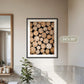 Chopped Wood Logs Photo Pattern