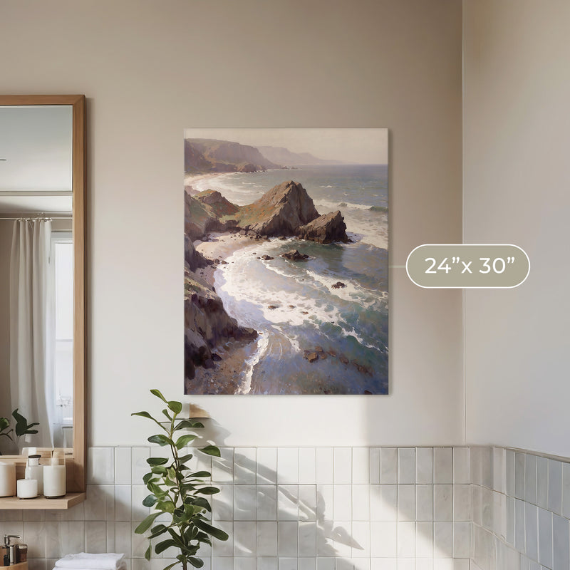 Oregon Coast Art at Canyon Beach No1 - Sage and Rose Prints