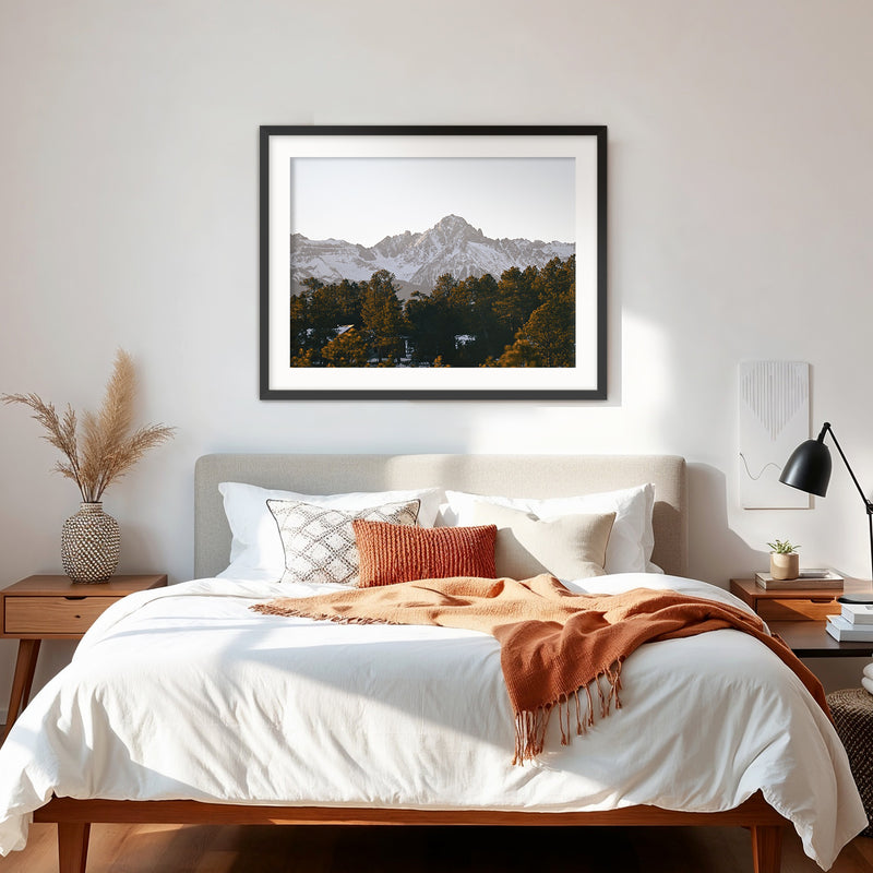 Snowy Mountain Top Photography - Sage and Rose Prints