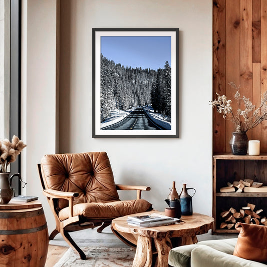 Winter Landscape Photography - Sage and Rose Prints