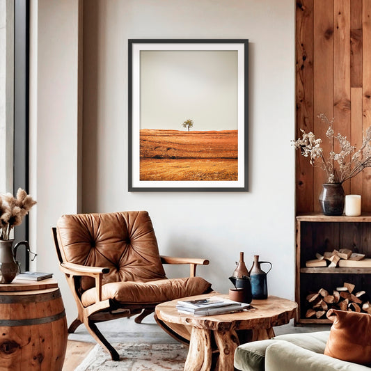 Minimal Tree Photography - Sage and Rose Prints