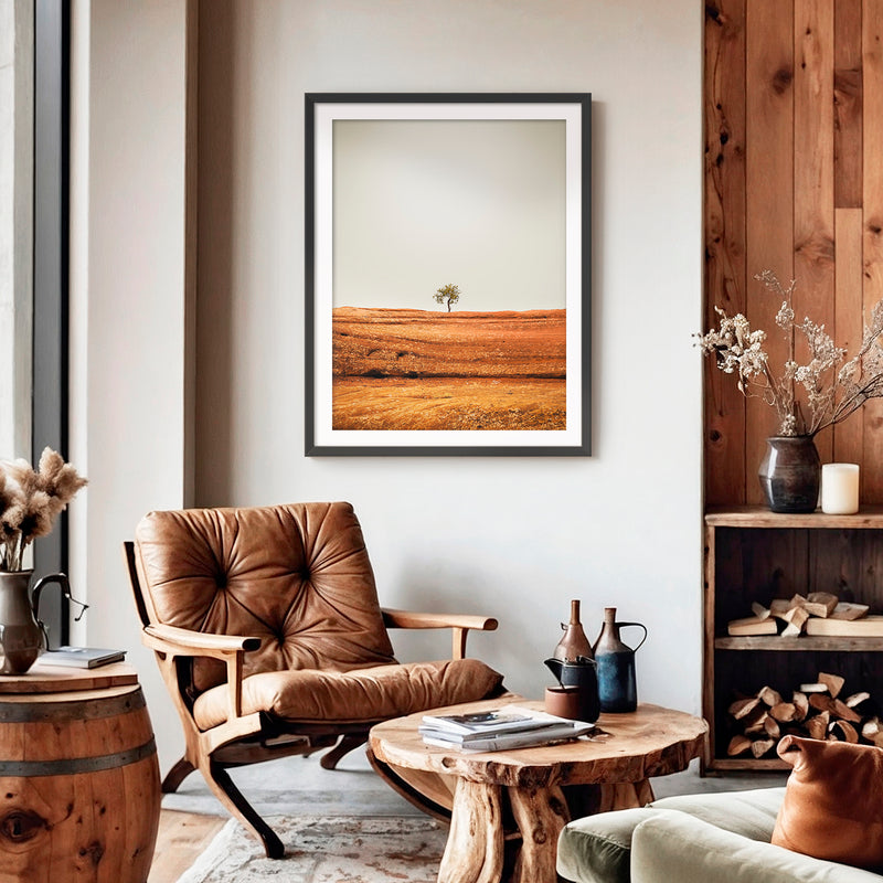 Minimal Tree Photography - Sage and Rose Prints