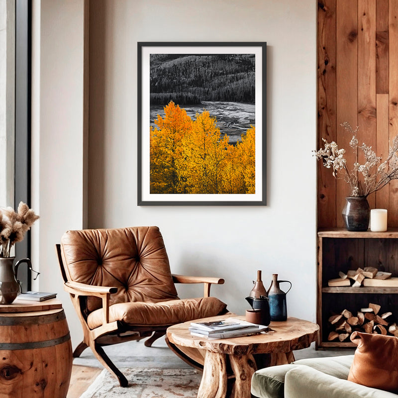 Fall Mountain Colors - Sage and Rose Prints