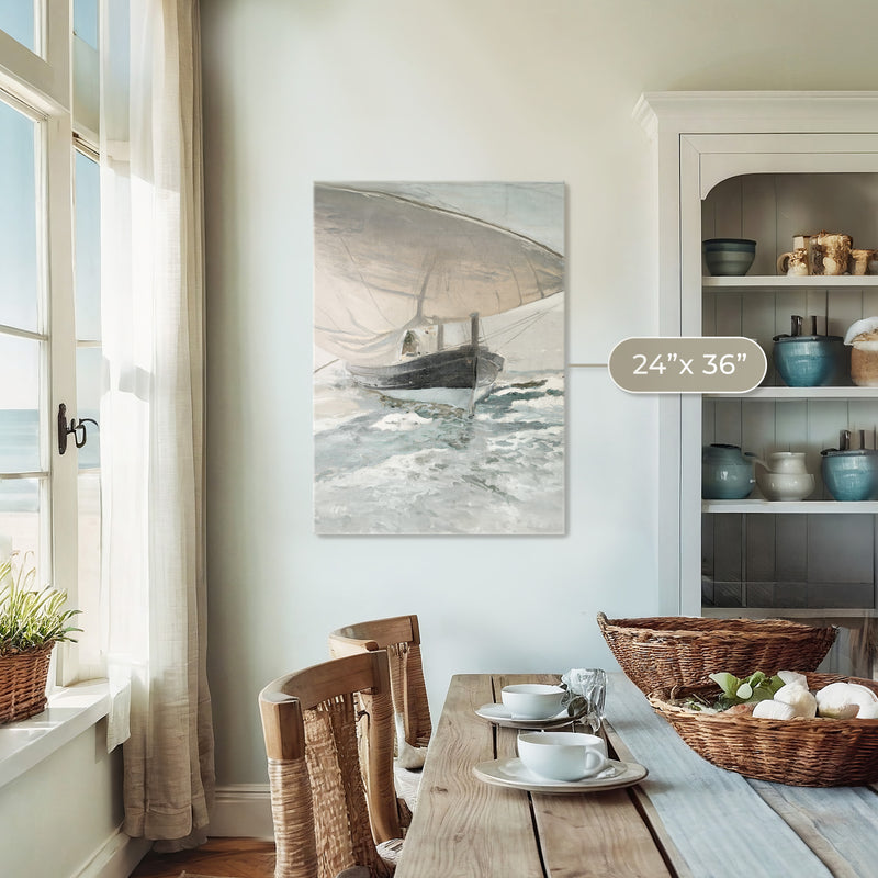 Vintage Sailboat Print - Sage and Rose Prints