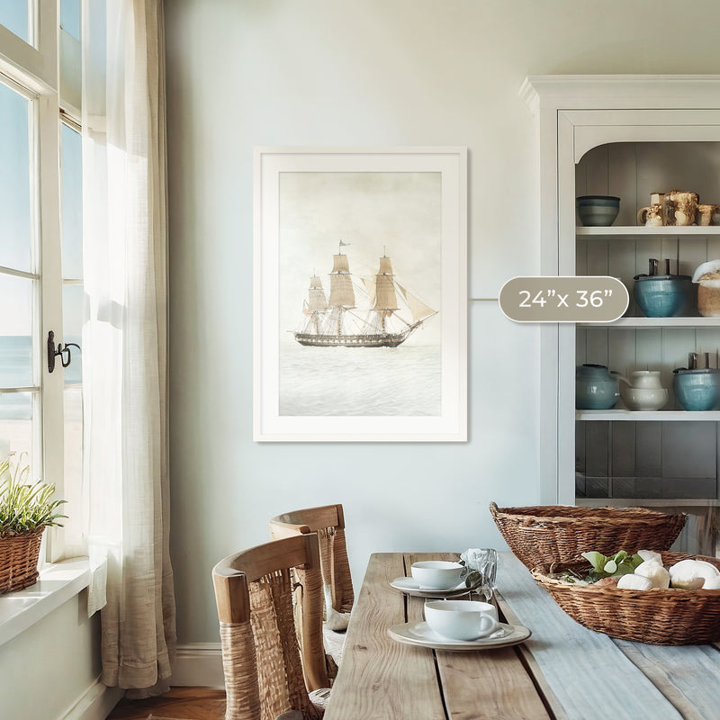 Sailboat Print - Sage and Rose Prints