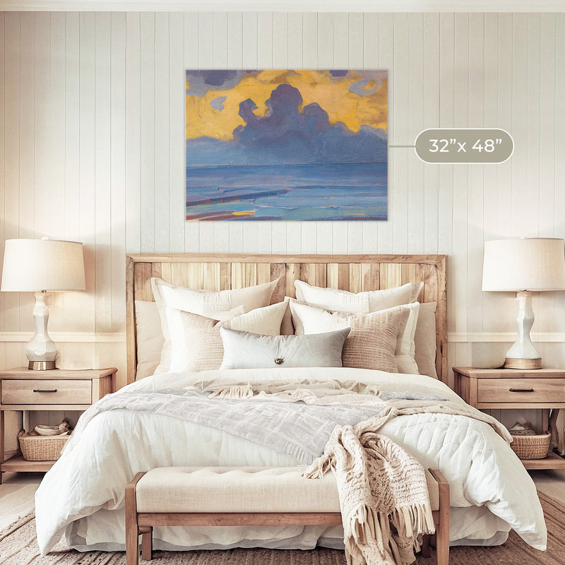 Cloud Sunset in Purple and Yellow - Sage and Rose Prints