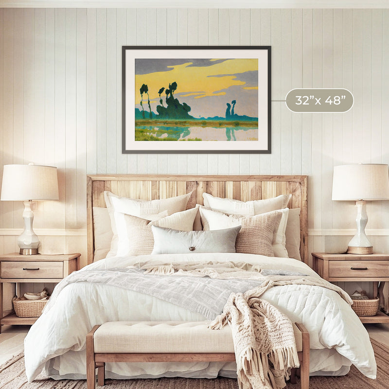 Florida Sunset Watercolor - Sage and Rose Prints